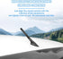 Ywdiml 4.7 inch 2Screw 9Adapter 2Rings, Carbon Fiber Car Short Antenna, American Flag Vehicle Radio Billet Antenna