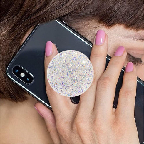 FCVHEDS Magnetic Phone Handle Compatible with Phones, Foldable Phone Grip Stand for Smart Phones, Tablet Computers
