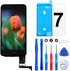 Brinonac Screen Replacement for iPhone 7, 4.7 inch LCD Digitizer Touch Screen, Full Set with Tools, Black