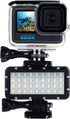 Suptig High Power Dimmable Waterproof LED Diving Light, 147ft for Gopro Hero 13/12/11/10/9/8/7/6/5/4/3+ Action Cam