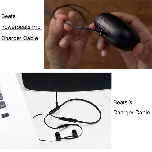 Replacement Apple Beats Lightning Cable (5ft) for Powerbeats Pro, Beats X, Solo Pro, and Pill+ Speaker