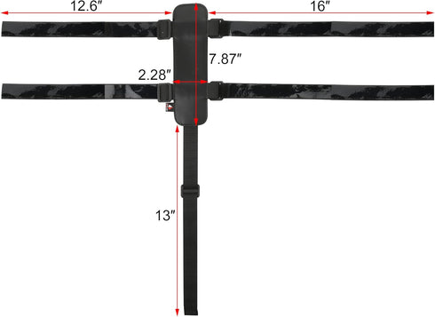 TXEsign Portable Bike Speaker Mount, Compatible with JBL Charge 4/5, Flip 5/6, Waterproof Adjustable Speaker Strap for
