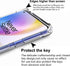 Osophter Clear Transparent TPU Case for Oneplus 8 Pro - Shock-Absorption Flexible Cell Phone Cover