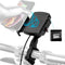 BATIGE Motorcycle Wireless Charger Phone Mount, 15W Qi Charger with USB 2.0, Waterproof for 12V/24V Devices