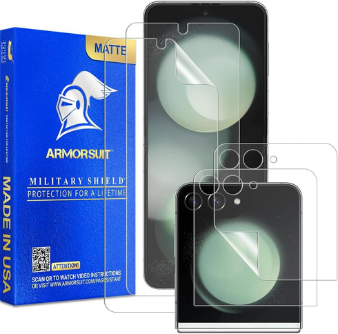 ArmorSuit 2+2 Pack Paper Feel Texture Screen Protector for Samsung Galaxy Z Flip 5 (2023) - MilitaryShield