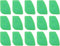 MECCANIXITY 15pcs Thin Phone Pry Opening Tools Plastic Dual Ends Spudger for PC Tablet Laptop Repair Tool Kit Green