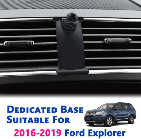 Car Phone Mount for 2016-2019 Explorer SUV - Thick Case Friendly Mobile Holder for All Phones, Air Vent Bracket