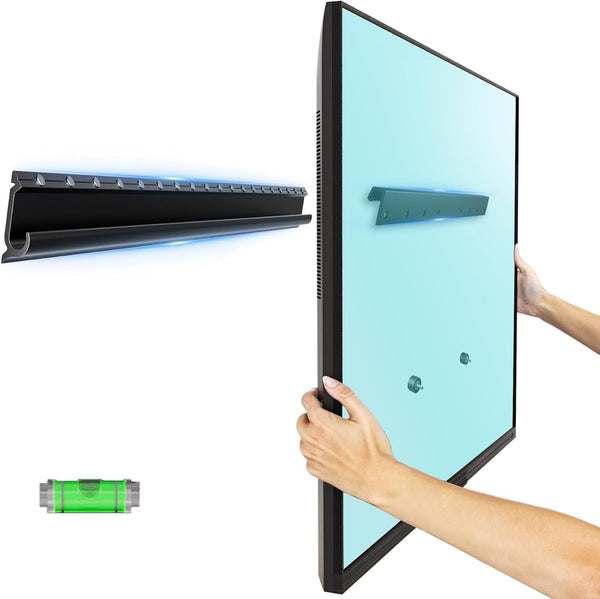 No Stud TV Wall Mount for 12-55 inch TVs, Holds up to 100 lbs, Easy Install, Studless Drywall Bracket