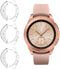 Suoman 3-Pack Clear TPU Case for Samsung Galaxy Watch 42mm, All-Around Protective Bumper Cover
