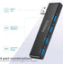 Networking Hub 2Pack, Fidioto 4 Port USB Adapter (1 * 3.0 Hub, 3 * 2.0 Hub), USB Hub for Laptop, iMac Pro, MacBook Air,