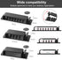 Cable Management Clips, 20Pcs Cable Organizers Wire Clips Cord Holder for TV PC Ethernet Cable Desk Home Office (Black)