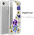 Unov Pixel 3 Case, Clear Soft TPU Shock Absorption, Slim Embossed Floral Pattern for Pixel 3, 5.5 inch