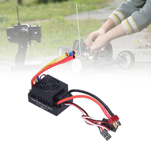 60A 1/10 Alomejor RC ESC, Brushless Electronic Speed Controller ESC for Remote Control Car