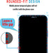 Slanku 3 Pack Privacy Screen Protector for iPhone 12, 12 Pro - Anti-Spy, Full Coverage, Tempered Glass, Case Friendly.