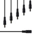 ATNSINC 10Pairs 12v 2.1mm 5.5mm DC Power Cable Male Female Connectors x DC Pigtail Adapter for CCTV Security