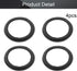 Fielect 12 Inch Speaker Foam Edge Surround Rings Replacement Parts 4pcs for DIY or Speaker Repair