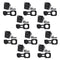 HDMI 2.0 Panel Threaded Fixed Mount Coupler, HDMI Panel Mount Adapter 4K@60Hz for TV Monitor Projector (10 Pack)