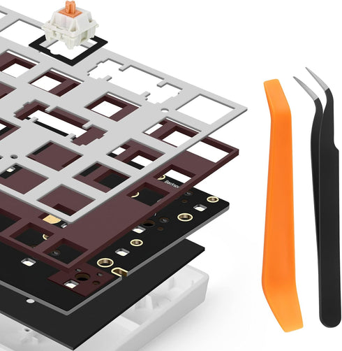 Poron Keyboard Pcb Foam 87 Layout Poron Switch Pads 120Pcs and Keyboard Sound Dampeners for Custom Keyboard