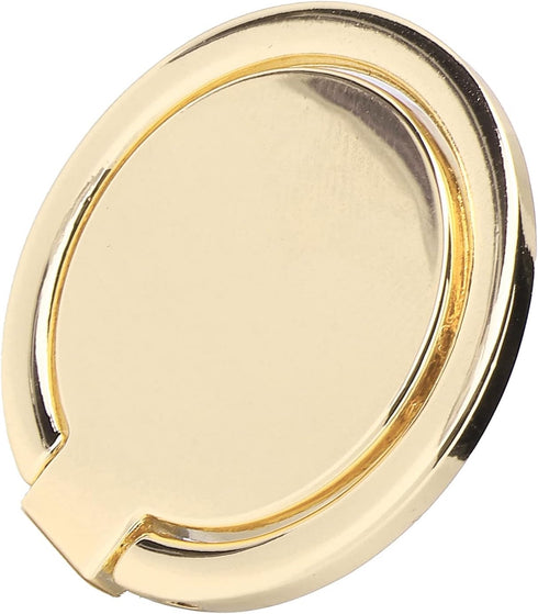 Phone Ring Holder, Mobile Finger Ring Grip, 360 Adjustable Metal Holder for Magnetic Car Mount, Gold