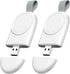 Wireless Charger for Apple Watch (2 Pack), USB Portable Magnetic Fast Charging Travel Car Chargers for iWatch