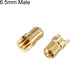 uxcell 6.5mm Bullets Connector Gold Plated Banana Plugs Male for RC Battery ESC Motor 6pcs by uxcell
