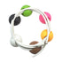 ROK Hardware 6 Pack Multipurpose Silicone Cable Clip Grip - Multicolor Green, Brown, White, Black, Pink, Orange