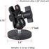 FPN 66mm 25mm /1 inch 2.36" Diameter Round Heavy-Duty Magnetic Base Mount with Rubber Coating Ball & Double Socket Arm