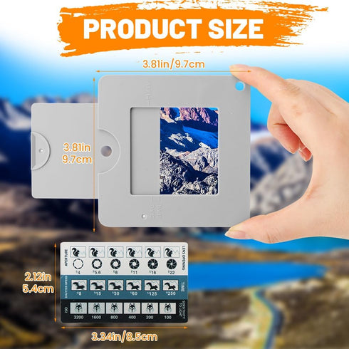Trenqular View Finder,View Catcher with Sliding Mechanism, View-Finder with Color Isolation, View-Finder