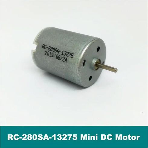 ATNVSE RC-280SA-13275 6V 7.4V 12V 9050RPM 24mm 1Pcs Motor DC High Speed Mini Round Electric Motor DIY Toy Car Boat