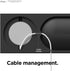 elago Charging Tray Compatible with MagSafe Charger for iPhone 15/14/13/12 and Other Wireless Charging Phones - Black