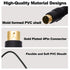 YARCHONN 4 -1.5M-2Pcs (ML) S-Video Cable Pin Mini Din SVideo Male to Male Extension Cable,SVHS Lead Cord Male Connector