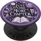 Just One More Chapter Bookish Botanical Purple PopSockets Standard PopGrip