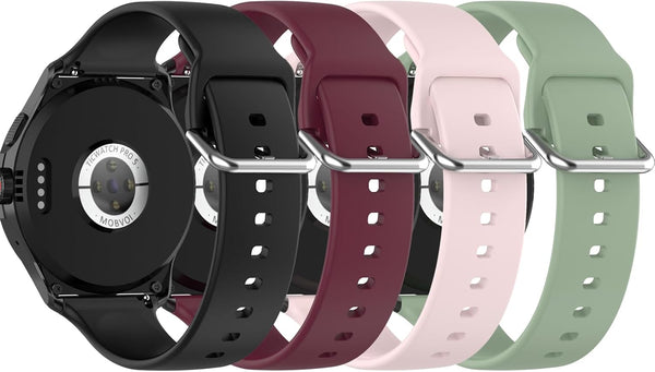 Chofit Soft Silicone Replacement Bands for iTouch Air 3 44MM, Adjustable Slim Wristbands for Women & Men, Smartwatch