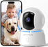 Golspark Indoor Security Camera 2K - Pet Camera for Home Security, Motion Tracking, 2-Way Audio, Night Vision, Cloud &