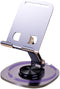 360° Rotating Phone Holder for Desk, Portable & Foldable Cell Phone Stand for Office & Kitchen, Adjustable Tablet Stand
