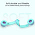 V1 Kids Headphones - Foldable, Wired Stereo, Tangle-Free 3.5mm, Adjustable On-Ear for School, Travel, Tablets (Green)
