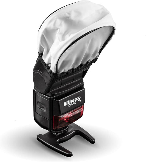 SSE Compact Universal Soft Flash Diffuser for Canon, Nikon, Olympus, Pentax, Sony, and Other Flash Units