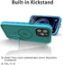 Diverbox Waterproof Case for iPhone 12 Pro Max - Durable Shockproof Cover with Kickstand and Screen Protector
