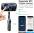 Bluetooth 5.0 FM Transmitter for Car, Wireless FM Radio Adapter with Dual USB Ports