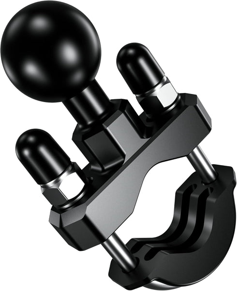 BRCOVAN Handlebar U-Bolt Mount Base with 1'' TPU Ball for Rails 0.5'' to 1.25'', Compatible with RAM Mounts B Size 1