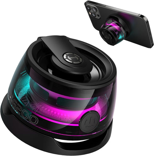 Edifier G200 Magnetic Bluetooth Speaker, 5W Mini Wireless Speakers with Bluetooth 5.3, RGB Light, Game Mode, 7H