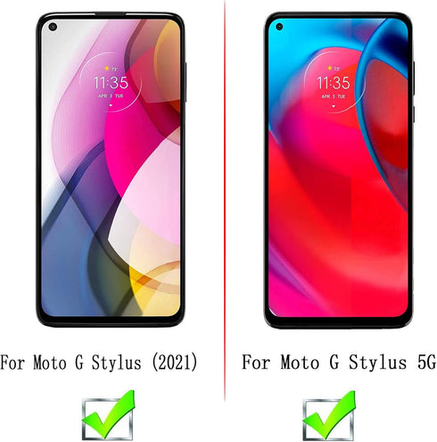 (4 Pack) Screen Protector for Motorola Moto G Stylus 5G/2021, Tempered Glass, Touch Sensitive, Case Friendly, 9H