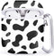 Compatible with Airpods 2 & 1 Shockproof TPU Gel Soft Case Cover with Carabiner Clip Keychain (Animal Print