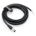 M12 4 Pin Male Actuator Sensor Signal Cable A-Coded Electrical Industrial Shield Cable for Automation Control, Fieldbus