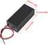 8pcs 9V Battery Holder with Switch, Storage Case Holder for 9V Battery with Cover