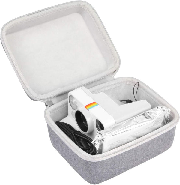 khanka Hard Travel Case for Polaroid Originals Now+/Now I-Type/OneStep 2/OneStep+ Instant Film Camera (White)
