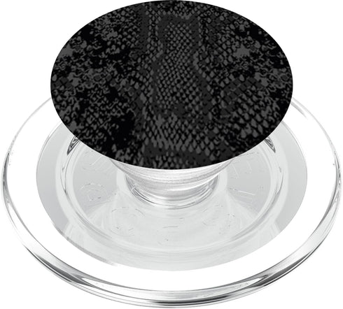 PopSockets MagSafe PopGrip for iPhone - Snake Black Color Cool Snakeskin for Snakes Lovers Print