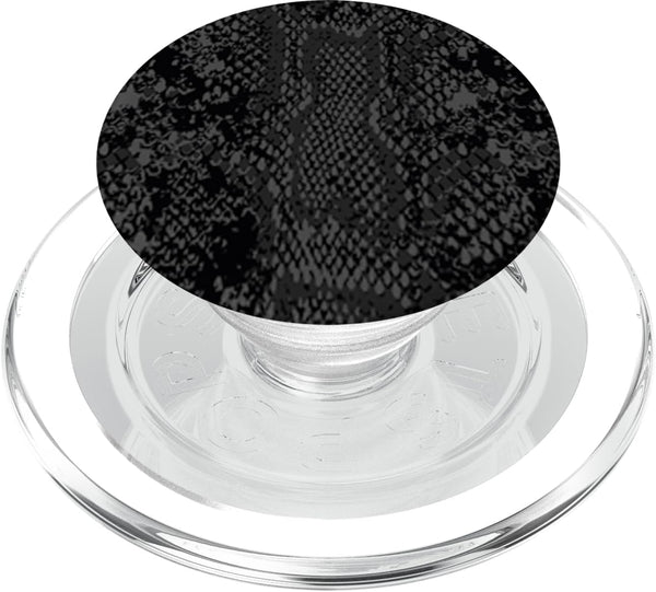 PopSockets MagSafe PopGrip for iPhone - Snake Black Color Cool Snakeskin for Snakes Lovers Print