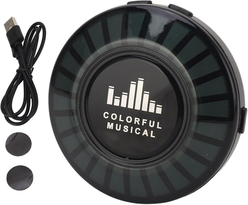 Generic 400 Portable Speaker, Mah ABS Sound Pickup RGB Bone Conduction Speaker for Car