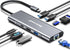 Hiearcool USB C Hub Ethernet, 4K@60 USB C to HDMI Hub, 8in1 Multi-Port Adapter for MacBook Pro Air, Dell